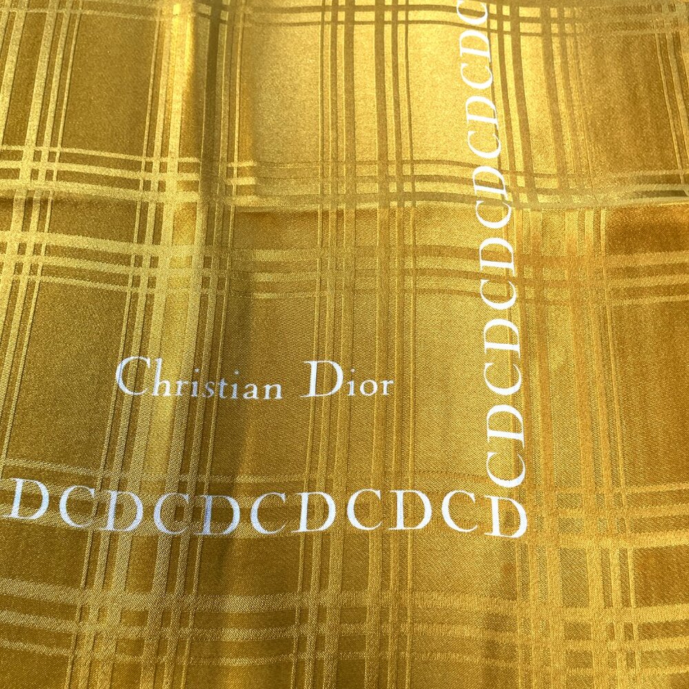 Vintage Christian Dior Silk Scarf - Picture 2 of 15